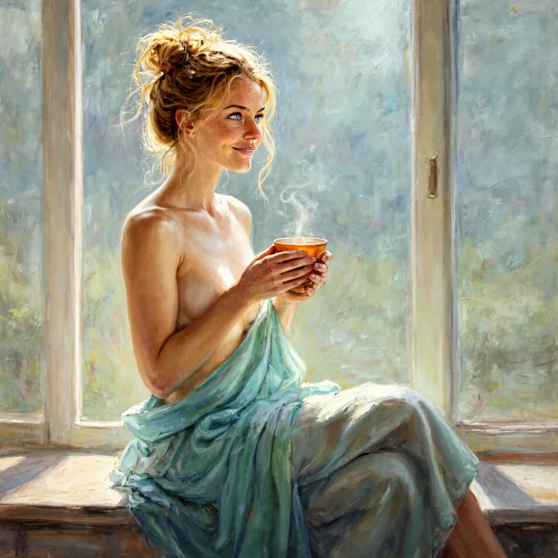 Impressionist portrait